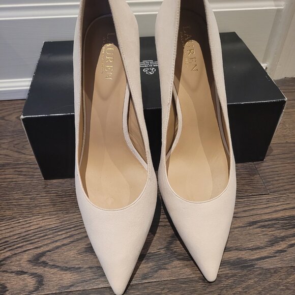 Ralph Lauren Suede Heels - Picture 3 of 5